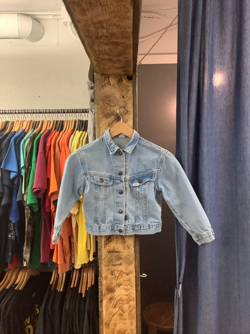 Vintage Lee Light Blue Kids Denim Jacket